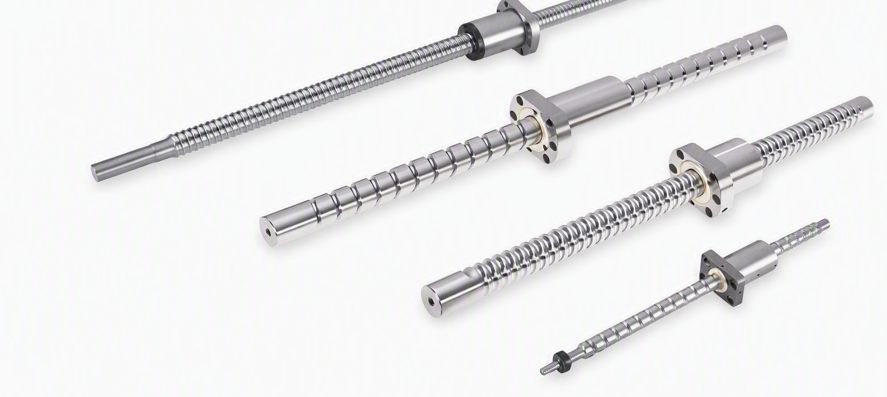 CSK ball screws in different sizes